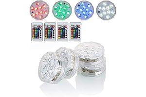 4 Pack Battery Operated Pumpkin Lights, LED Waterproof Jack-O-Lantern with Strobe