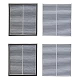 AF55839 (set of 4) cabin air filter with Activated Carbon Compatible with Kenworth T-680 T-880