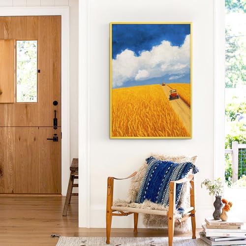 Image of Homso A1 Poster Picture Metal Gold Frame, Display Pictures 23.4x33.1 Inch Without Mat, Thin Edge with Acrylic Plexiglass for Wall Mounting