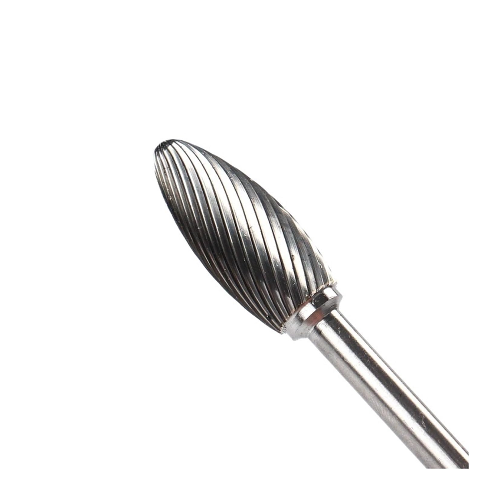 Hartmetallfräser H-Typ-Kopf-Wolframkarbid-Drehgrat-Stabschleifer for Bohrer, Fräsen, Schnitzen, Polieren(6PCS (H06-16))