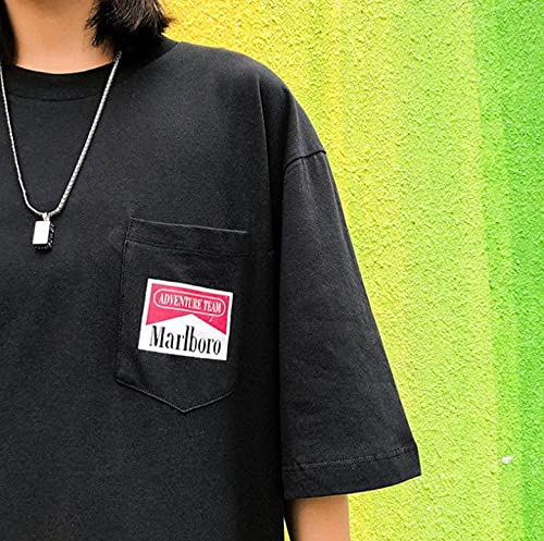Amazon.co.jp: マルボロ Tシャツ エイサップロッキー 半袖 赤