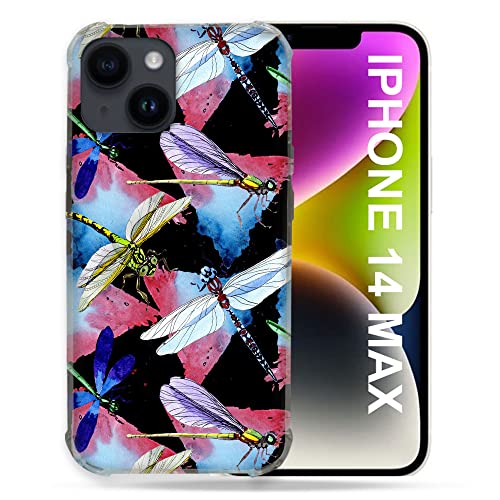 Coque iPhone 14 Plus Libellule - Cadeau Idéal Motif Nature Animal