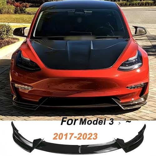 Lèvre de pare-chocs auto pour Tesla Model Y kit diffuseur protection noir