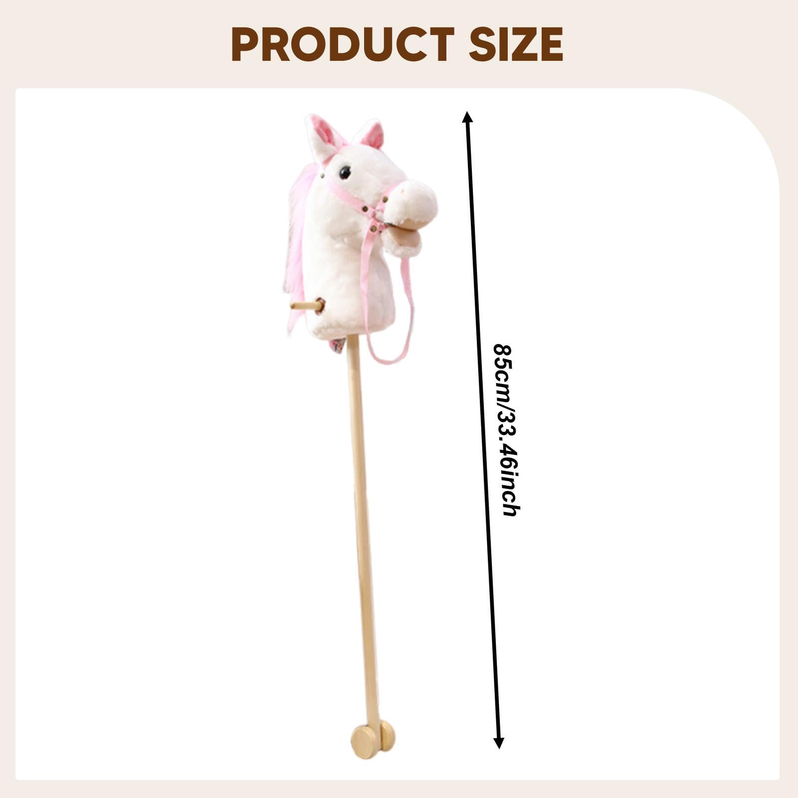 Amazon.co.jp: T Tooyful スティックホース木製ポール 動物ぬいぐるみ