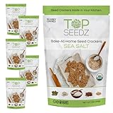 Top Seedz BAKE-AT-HOME Mix | Sea Salt | Makes 10 ounces of Crackers! | 6-Pack