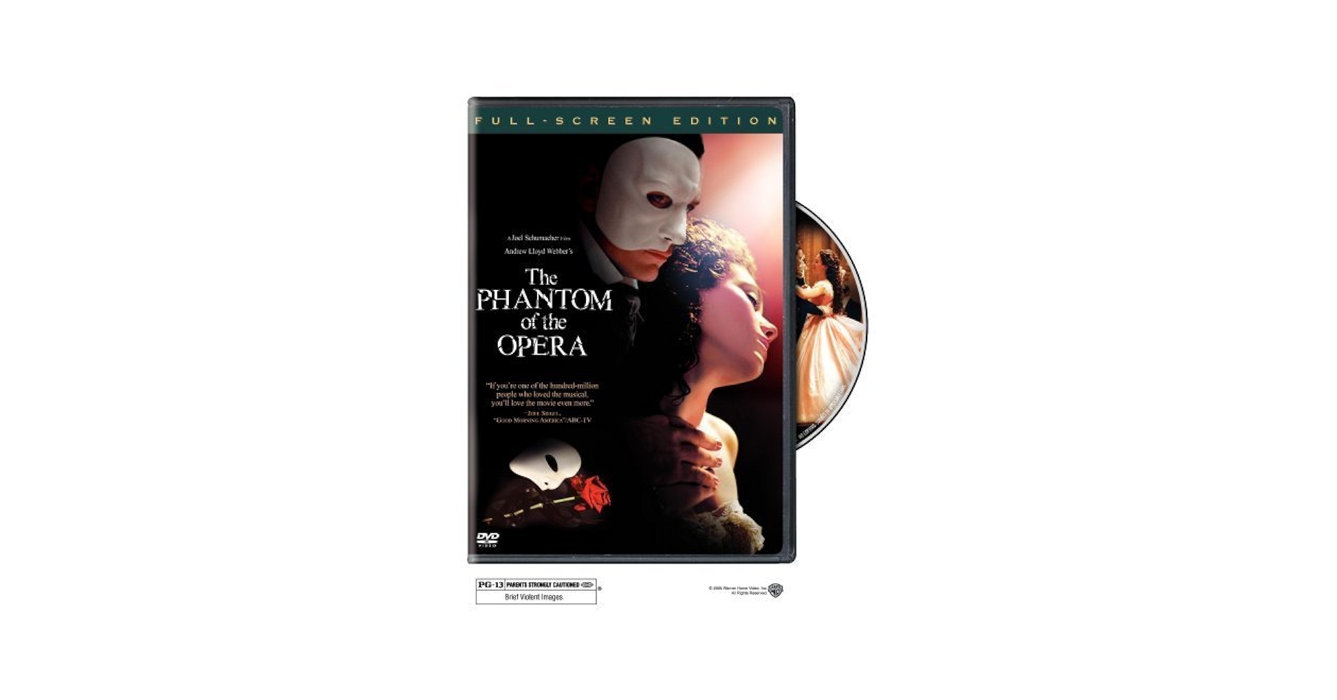 Amazon.com: The Phantom of the Opera (Full Screen Edition