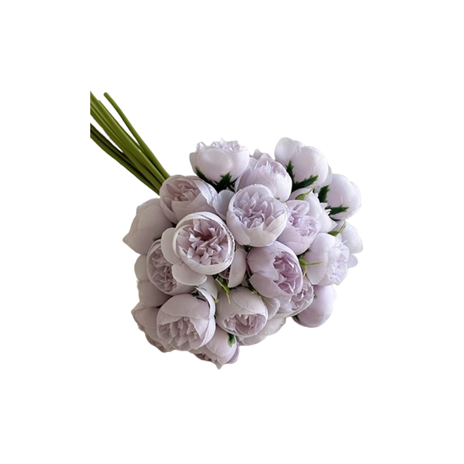 SLOKFV5 Flores Peonías Artificiales, 27 Cabezas de Flores Falsas, Ramos de Flores de peonía sintética para arreglos Florales, decoración de centros de Mesa de Comedor de Boda Fiestas