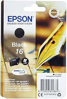 Epson 16 Black Pen & Crossword, Genuine, DURABrite Ultra Ink