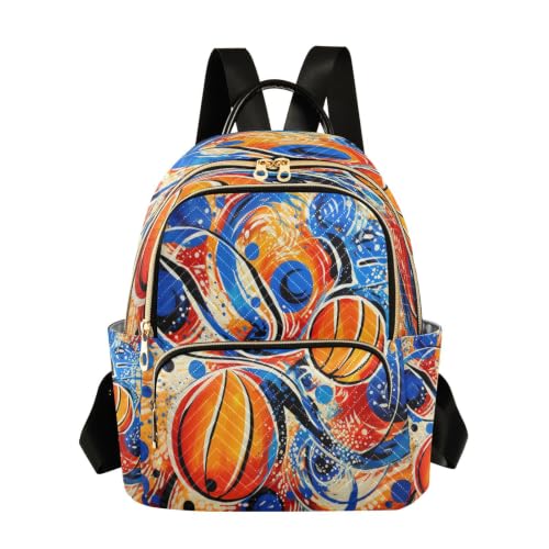 Sac à dos aquarelle dessin animé pour voyage adolescent