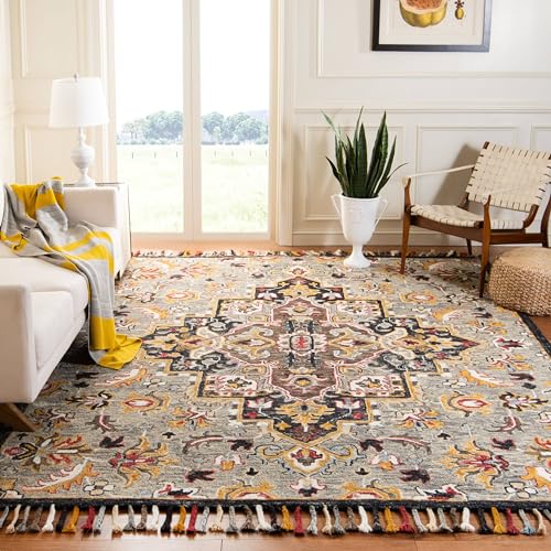 Image of Handmade Primium Collection Pure Woolen Carpet for Living Room,Bedroom and Hall (8 X 10) Feet Color Multi-5
