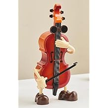 Rennes RGV-C65YN Cello Design Dancing Table Ornament Souvenir Figurine