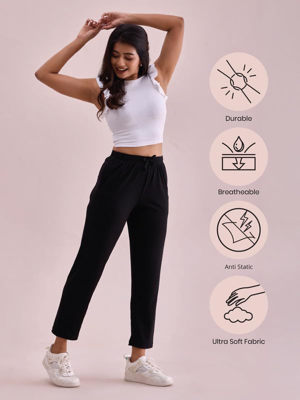 Image of GO Colors Women Rib Pant