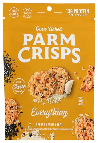 PARMCRISPS Everything Crisps, 1.75 OZ (Pack of 12)