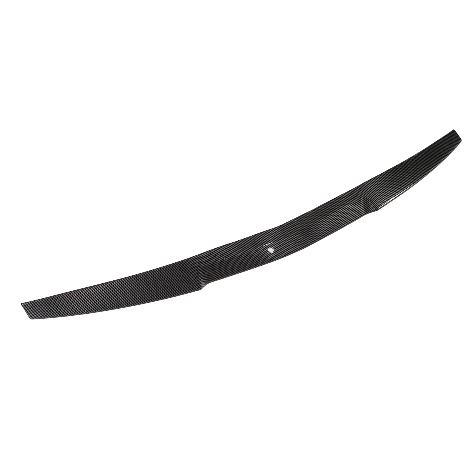 Spoiler per baule posteriore, alettone per spoiler posteriore in gomma stile fibra di carbonio Spoiler per baule posteriore Modifica universale per auto 118.5cmx7.5cm