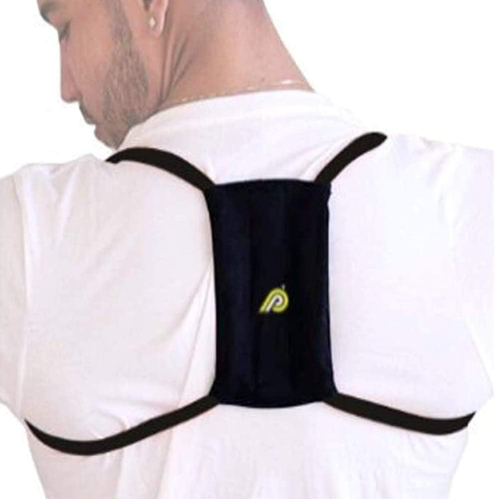 Posture Medic Dynamic Posture Brace for Neck, Upper and Lower Back - Long Term Posture Correction Unlike Static Posture Correctors that Only Pull Back Shoulders