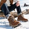 NORTIV 8 Men's Waterproof Winter Snow Boots Lightw... #5