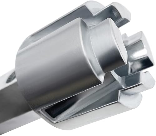 Miniatura 2 de Llave removedor de drenaje de bañera - Herramienta de aleación de zinc de doble extremo para baño y casa de baños