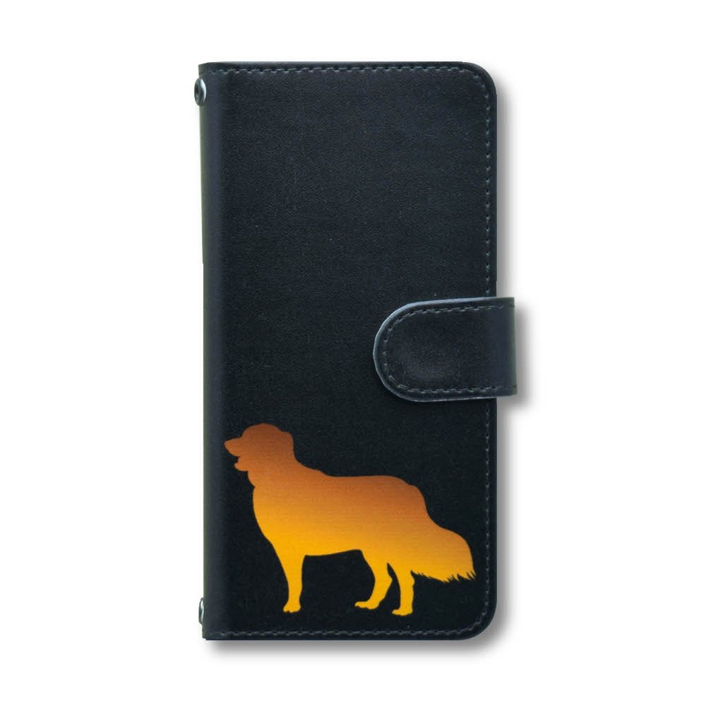 Amazon.co.jp: ゴールデンレトリバー スマホケース Android 手帳