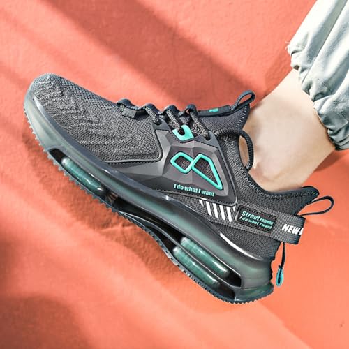 Men's High - end Walking, Double - air Cushion Running Shoes, Lightweight Workout Shoes, Breathable Mesh Fashion Casual Sneakers2
