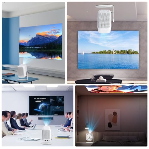 Salange Beamer Halterung,Mini Projektor Halterung,Multifunktionale Projektorhalterung mit 1/4 Zoll Universalschraube,360° drehbar,Geeignet für Wohnzimmer,ultrakompakter Klappständer