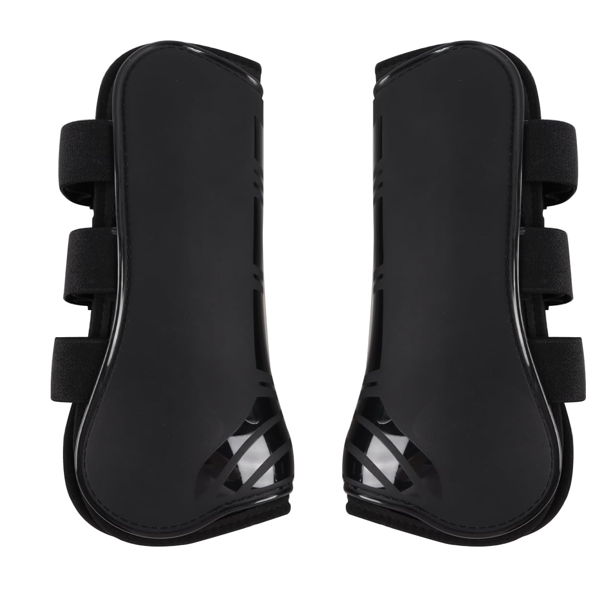 Guêtres pour Jambes de Cheval 2 Pièces avec Boucles de Réglage