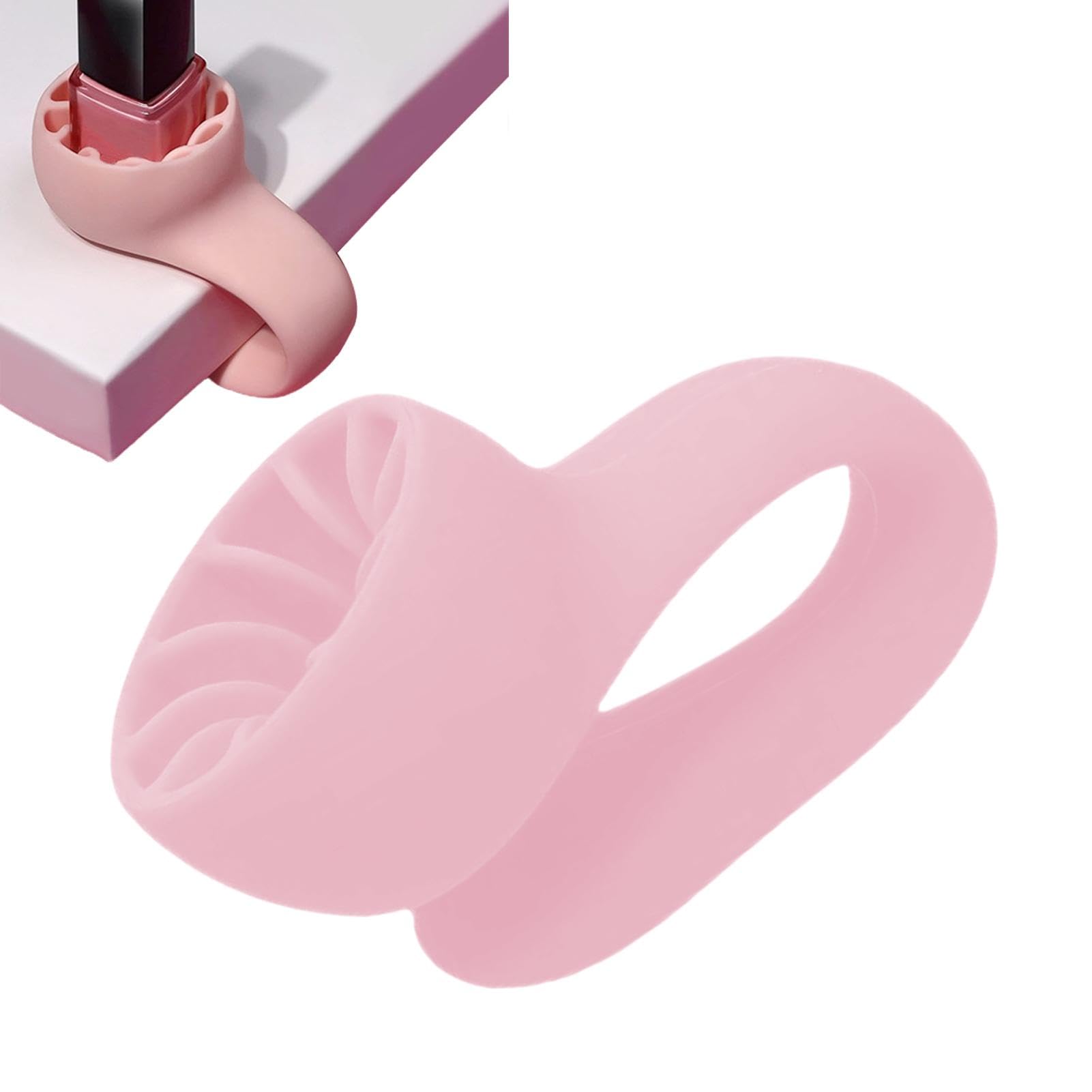 Shitafe Nail Polish Organizer,Wearable Manicure Display Tools | Strong Grip Airlock Suction Silicone Nail Polish Holder For Salon Design