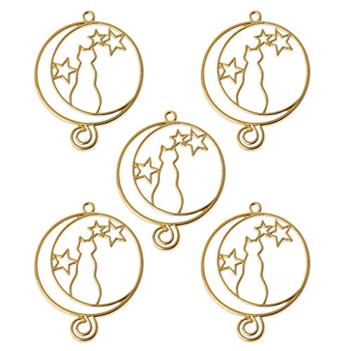 5 Pcs/Set for Creative Hollow for Cat Cute for Cat Kitten Shape Resin Mol