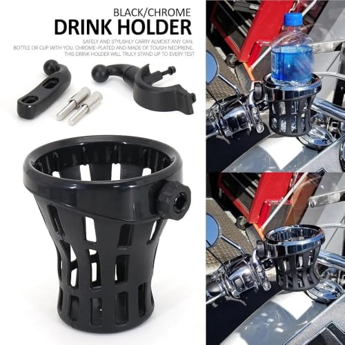 Porte-gobelet moto de guidon pour ne plus renverser votre boisson