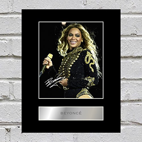Beyoncé Photo dédicacée encadrée