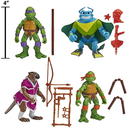 PlayMates Teenage Mutant Ninja Turtles: Classic Adventure Heroes Collection Series 2 Toys - Amazon Exclusive