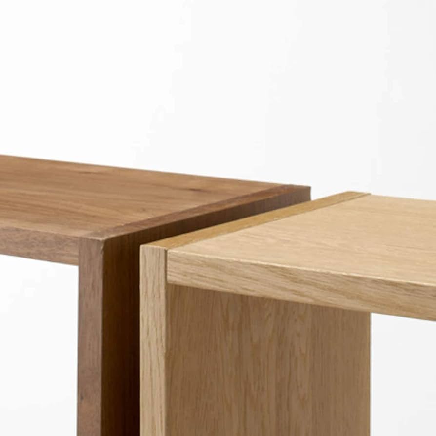 Amazon｜無印良品 スタッキングシェルフ・ワイド・5段・オーク材