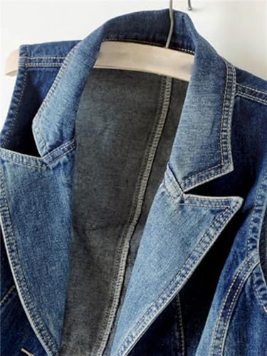 Women Denim Vest Jacket Spring Autumn Sleeveless Short Jeans Waistcoats Single-Breasted Tops4
