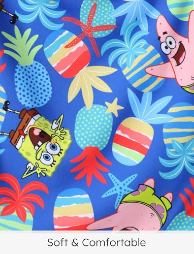 Image of SPONGEBOB SQUAREPANTS Family Matching Swimwear Set, UPF 50+ Quick-Dry Beachwear for Girls，Boys,Women & Men, Multicolor