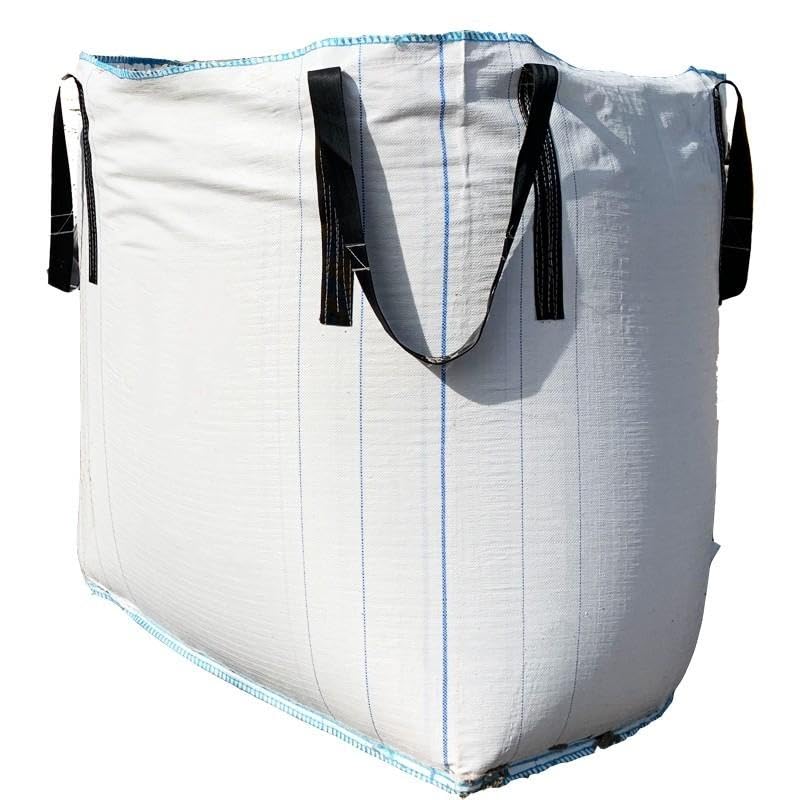 Big Bag Réutilisable 1m³ | GRVS Ultra-Résistant | Sangles Renforcés, Réutilisable 20 fois | Lot de 2 sacs