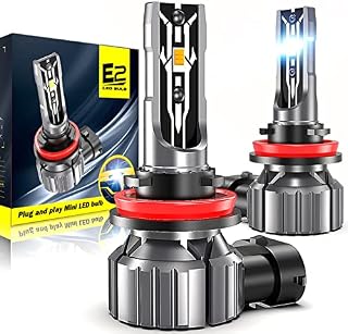 H8 H9 H11 LED Headlight Bulbs Canbus Error Free, 12V 70W 12000Lumens 6000K Xenon White H11 LED Auto Car Headlight Conversion Kit, 360 Degree Adjustable Beam Lamps, IP65 Waterproof, Pack of 2