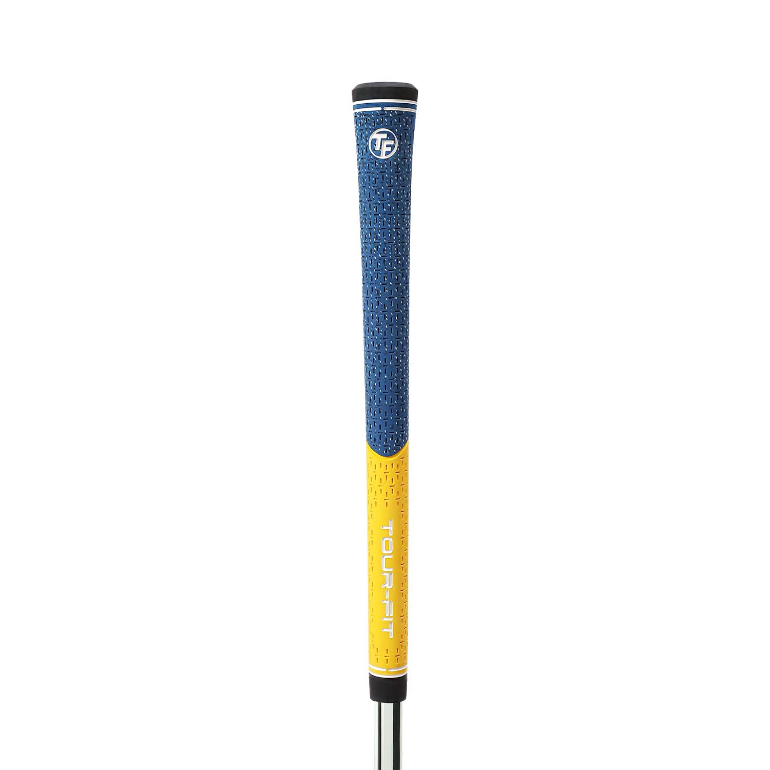 Tour Fit Dual Compound Golf Grips Standard/Midsize Premium Half Cord Wood Iron Golf Grip &Tape (Blue/Yellow Standard)