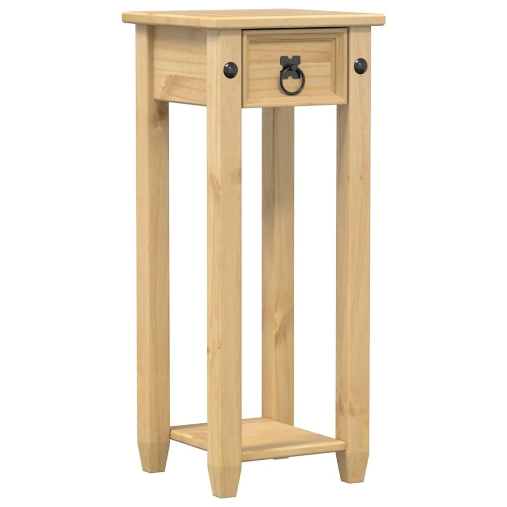 Vidaxl Brown Plant Stand Corona 30X30x73 Cm Solid Wood Pine