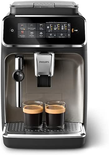 Philips 3300 Series Fully Automatic Espresso Machine with integrated milk