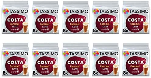Tassimo Costa Caramel Latte Coffee Pods 