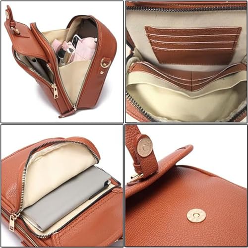 Smoderate Unisex Messenger Bag Trendy Storage, Multi-layer Women's Leather Bags4