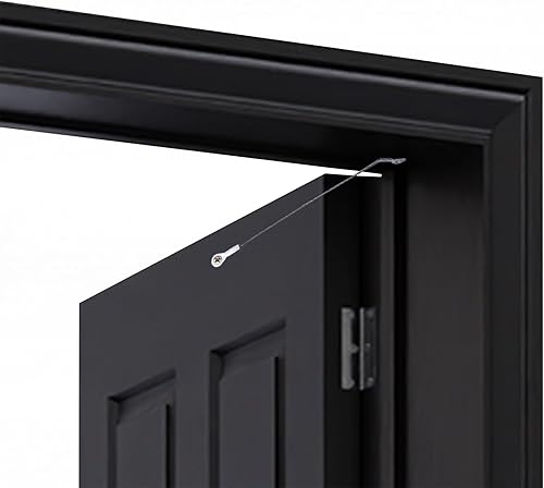 Miniatura 6 de 10 piezas de retención de puerta de gabinete de 12 pulgadas, limitador de bisagra, columpio de puerta de límite, repuesto de correa de tapa