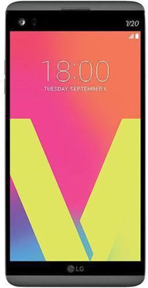 LG V20 H990DS 4G LTE Dual SIM Factory Uncloked, Android 7.0 (Nougat) OS 64GB 5.7-Inch 16MP + 8MP, No Warranty - International Version, TITAN