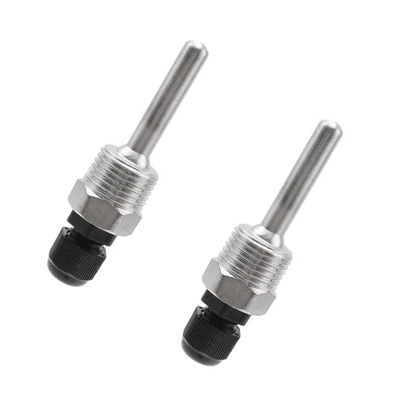 304 Stainless Steel Thermowell 1/2" NPT Solar Water Tank Sensor Sleeve (50mm)