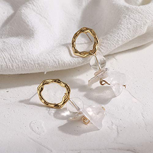 Perle d'eau douce boucles d'oreilles violettes pour femmes - 2