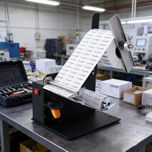 Máquina peladora de etiquetas con tensión ajustable de alta velocidad para logística eficiente