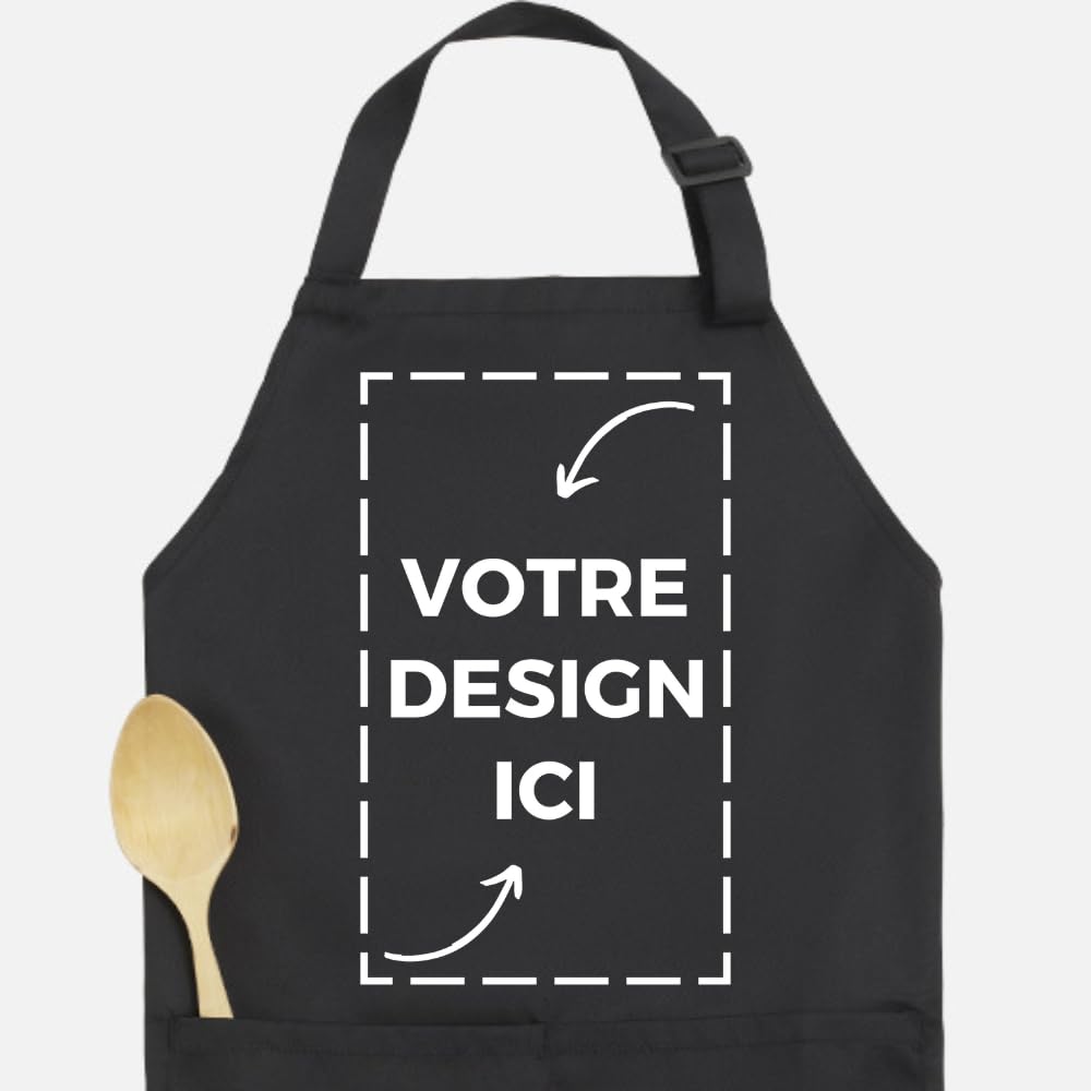 tostadora Tablier Personnalisé Homme Femme avec ou sans Poche - Tablier Barbecue Homme Personnalisé - Tablier De Cuisine Femme Cadeau Personnalisé - Tablier Cuisine Personnalisable