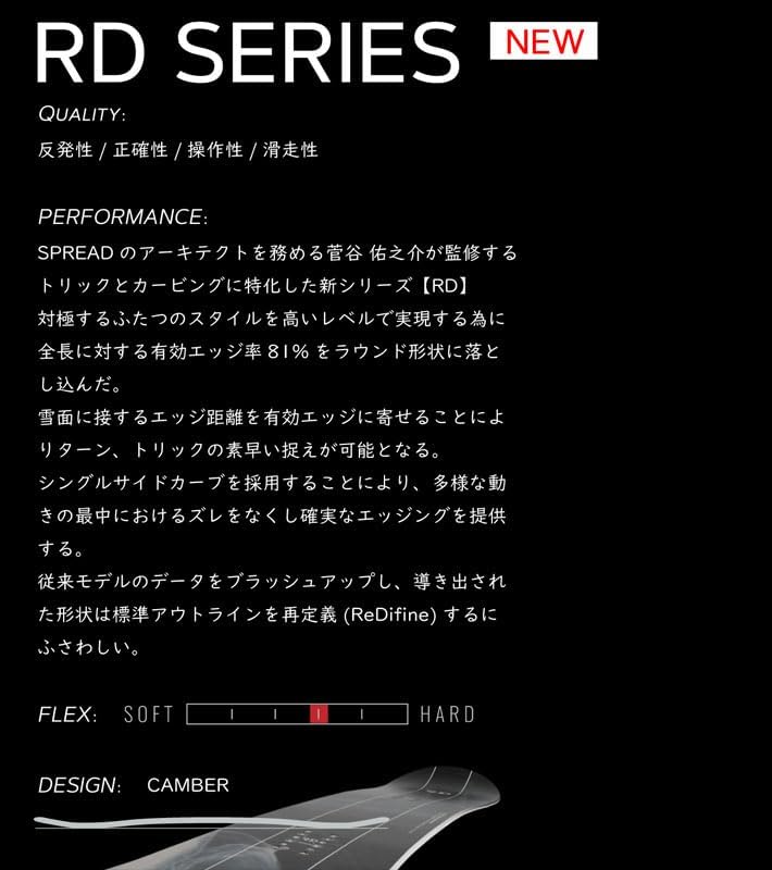 24-25 SPREAD RD スノーボード SNOWBOARD スプレッド アールディー