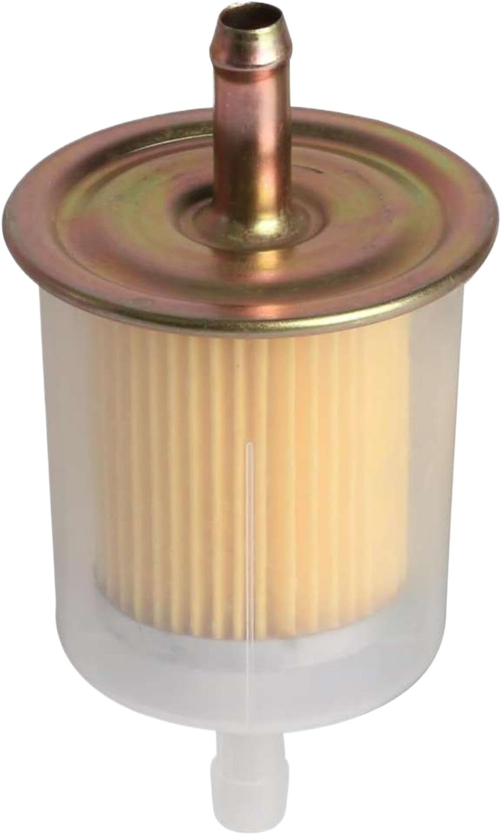 10 filtros de combustible en línea universales de 3/8 pulgadas compatibles con coches, tractores industriales, camiones, motocicletas, vehículos recreativos, motores a gasolina