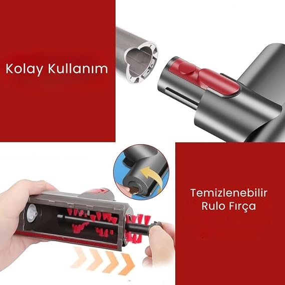 Dyson V7, V8, V10, V11, V15 Compatible Mini Turbo Head