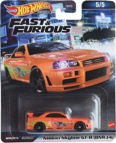 Hot Wheels Nissan Skyline GT R, Fast & Furious 5/5 [Orange]